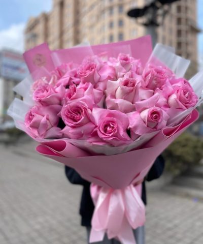 Букет из 21 французской розы