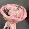 Монобукет из розовых гортензий