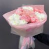 Сборный букет с белой хризантемой