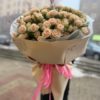 Монобукет с нежной кустовой розой