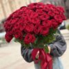 Букет из премиальных красных роз